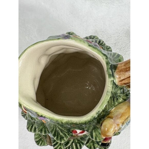 Spode Christmas Tree Handpainted Ceramic Creamer 4.5" Tall - Picture 8 of 14